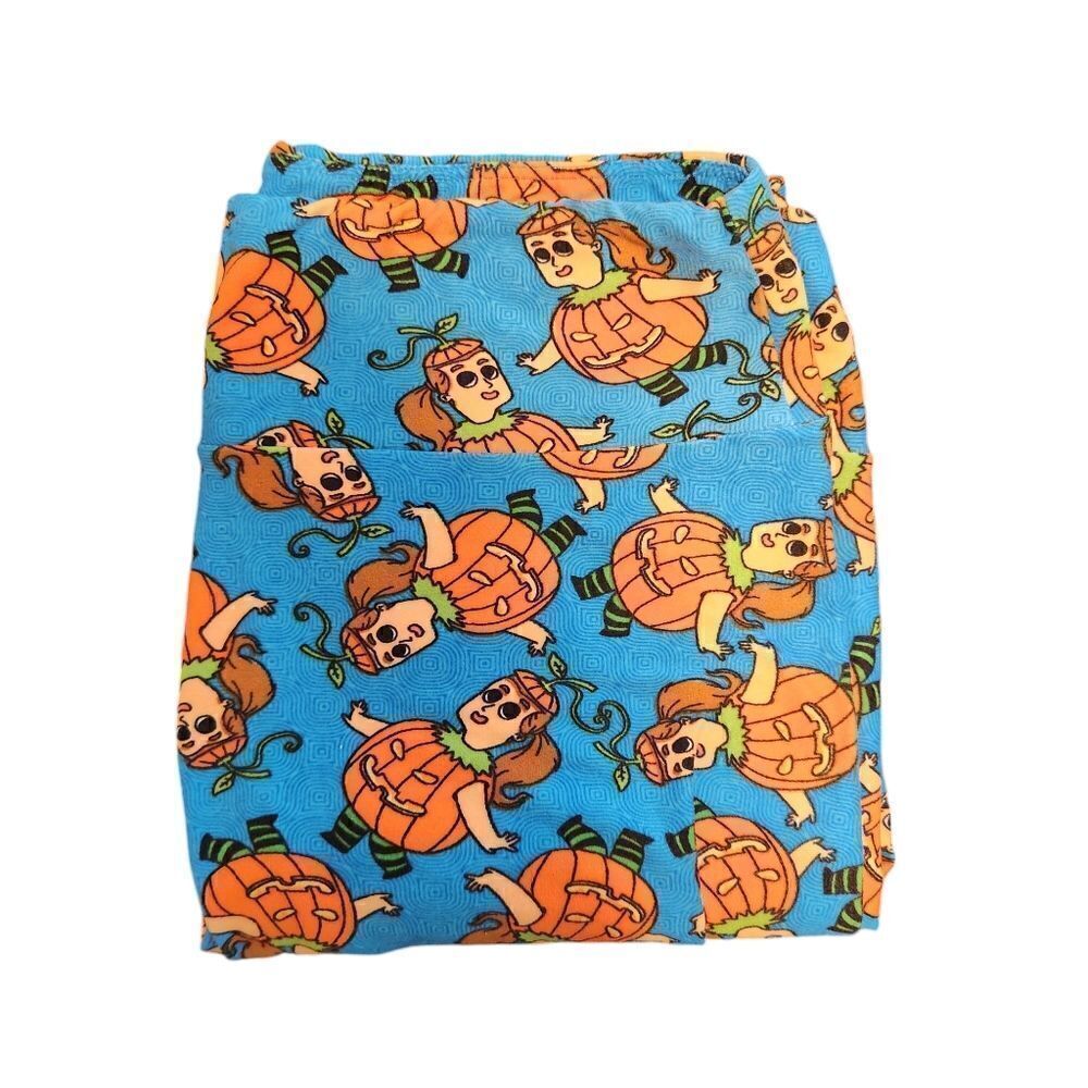 Lularoe Pumpkin Halloween Leggings TC Size (12-18)